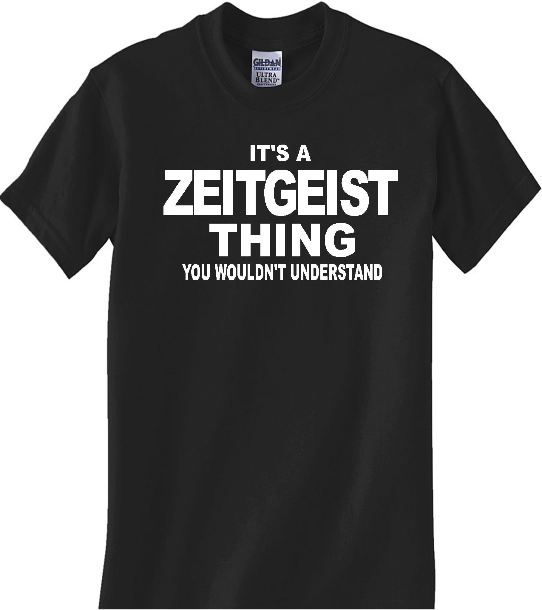 STUFF WITH ATTITUDEZeitgeist Thing Black T Shirt