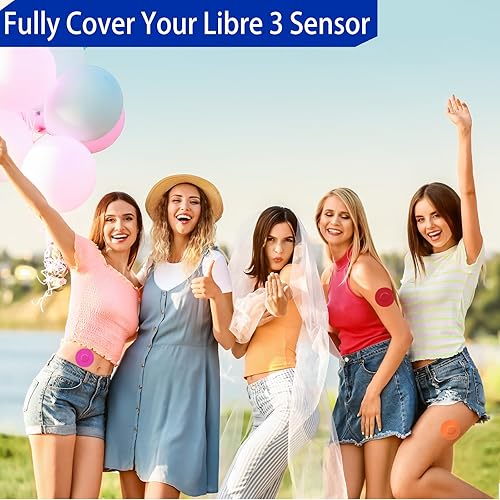 Miniatura 19 de HONYOU Paquete de 25 cubiertas de sensor Libre, impermeables, sin látex, parches para sensor libre 1/2/3 Plus, parches flexibles, sin pegamento