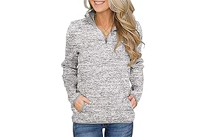 Women's Quarter-Zip Pullover: A Comforting Embrace for Casual Days