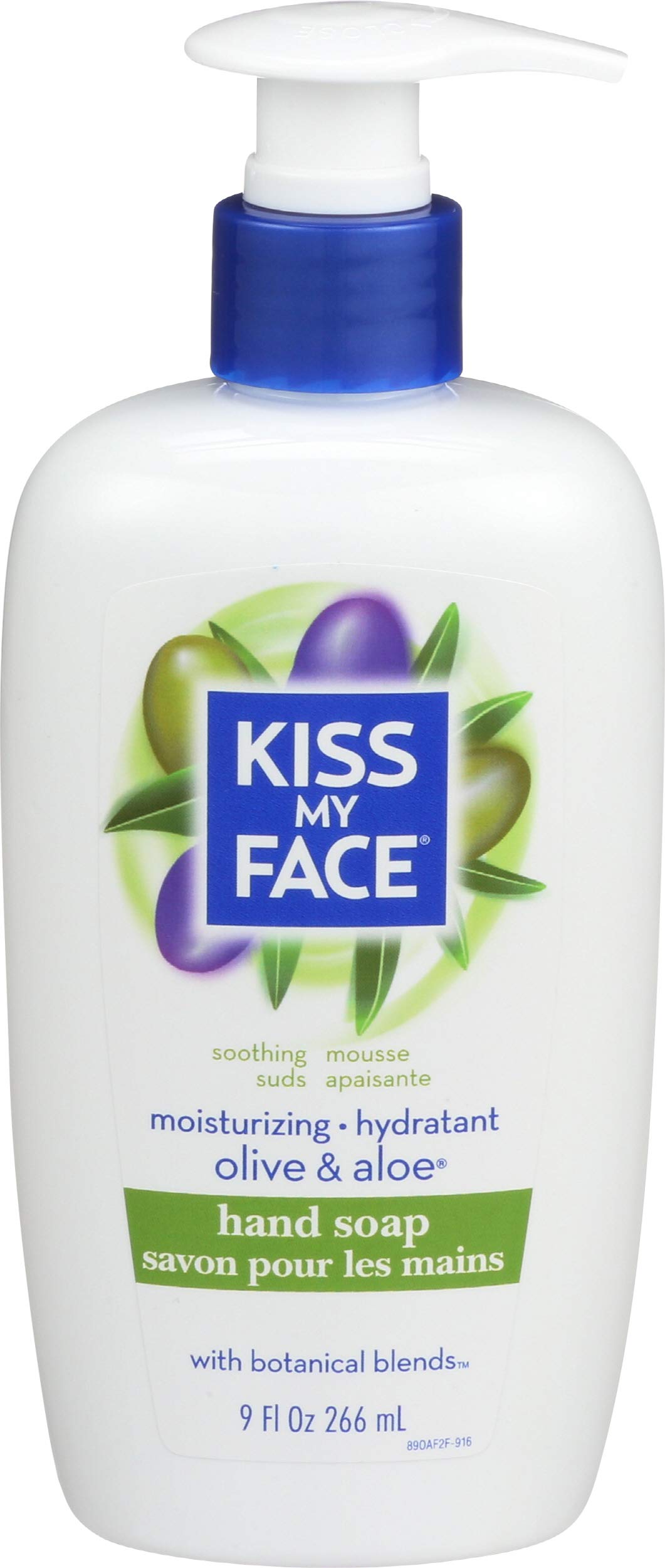 Amazon.com : Kiss My Face Moisturizing Hand Soap, Olive & Aloe, 9
