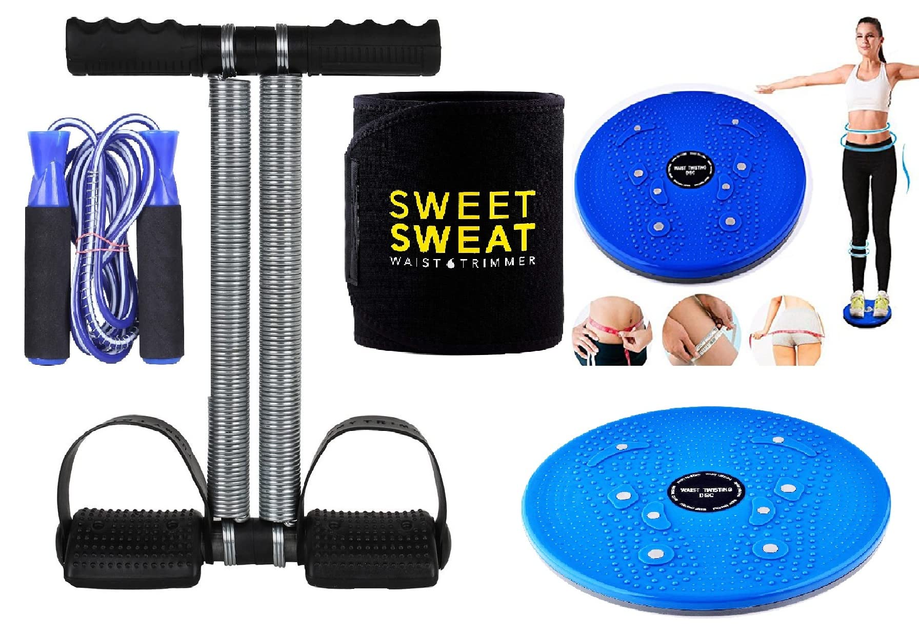 See full amazon price history chart for SIDHMART Tummy Trimmer Sweat Belt Twister Skipping Rope 4 In 1 Combo Burn Off Tummy Fat Extra Calories Weight Loss Abs Exercise Fitness Equipment Home Gym For Men And Women, Black SIDHMART Tummy Trimmer Sweat Belt Twister Skipping Rope 4 In 1 Combo Burn Off Tummy Fat Extra Calories Weight Loss Abs Exercise Fitness Equipment Home Gym For Men And Women, Black (B09JYVF3Z2) Amazon Price History, Amazon Price Tracker