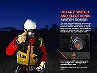 Vista 6 de Fenix HP35R - Linterna frontal recargable USB-C de 4000 lúmenes, con foco, reflector y luz roja para búsqueda y rescate, uso al aire libre