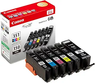 キヤノン Canon 純正 インク カートリッジ BCI-351(BK/C/M/Y/GY)+BCI-350 6色マルチパック