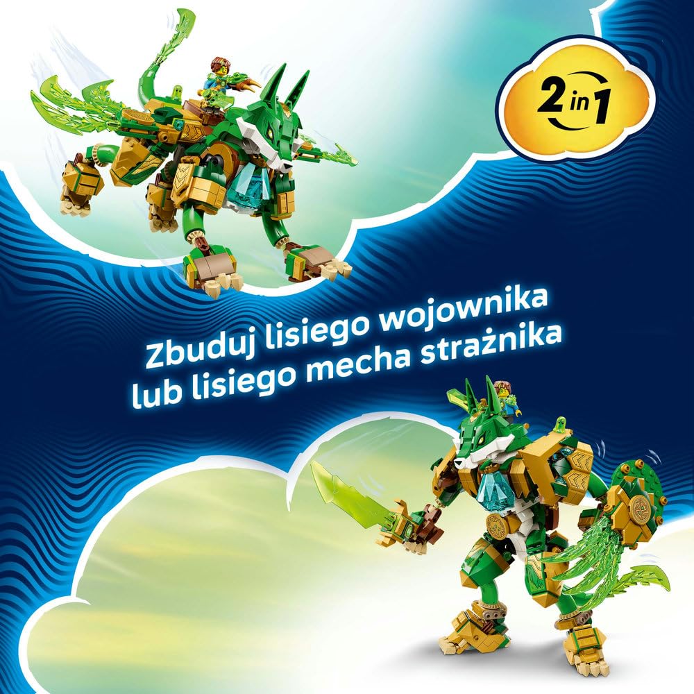 LEGO DREAMZzz Lisi mech-strażnik 71508 | mech fantasy, zabawka akcji, prezent dla chłopca i dziewczynki 9+, przygoda ze świata snów, 883 elementy