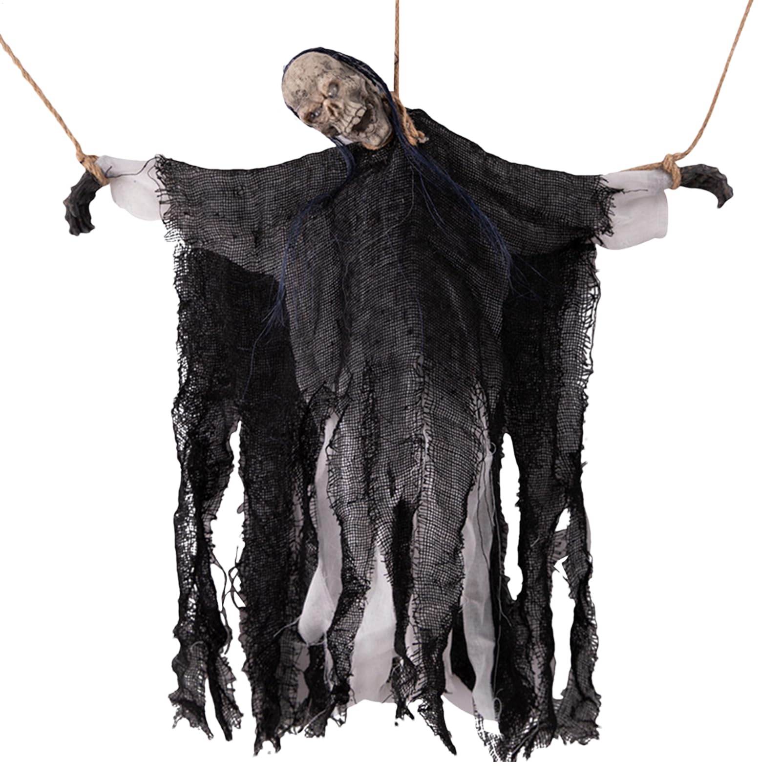 Décorations Halloween pour jardin : squelette suspendu pour frissonner en famille