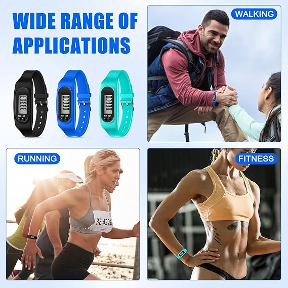 Pedometer Watch Fitness Watch Fitness Tracker with Step Counter Calories Counter Sleep Monitor for Walking Running No Bluetooth/App/Phone Required