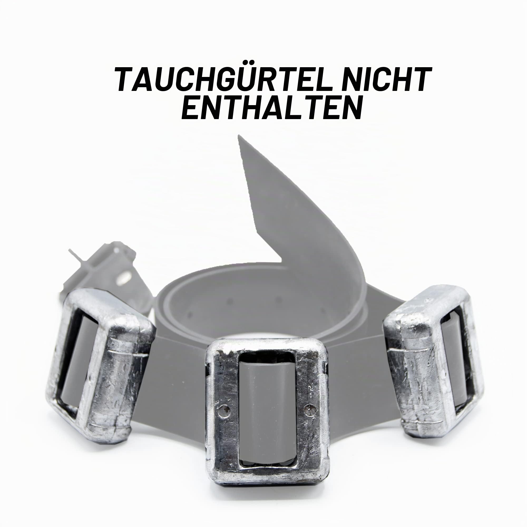 NAMAKA® Tauchblei Sub für Tauchgänge von 1 kg - 1 bis 6 Stück in einer Packung.