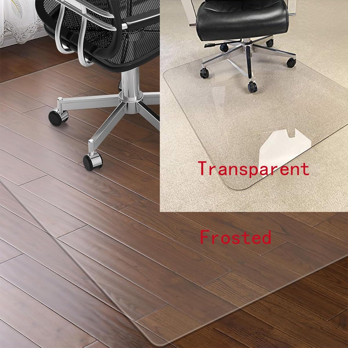 Bureaustoelmat voor tapijt, 36 x 48 inch