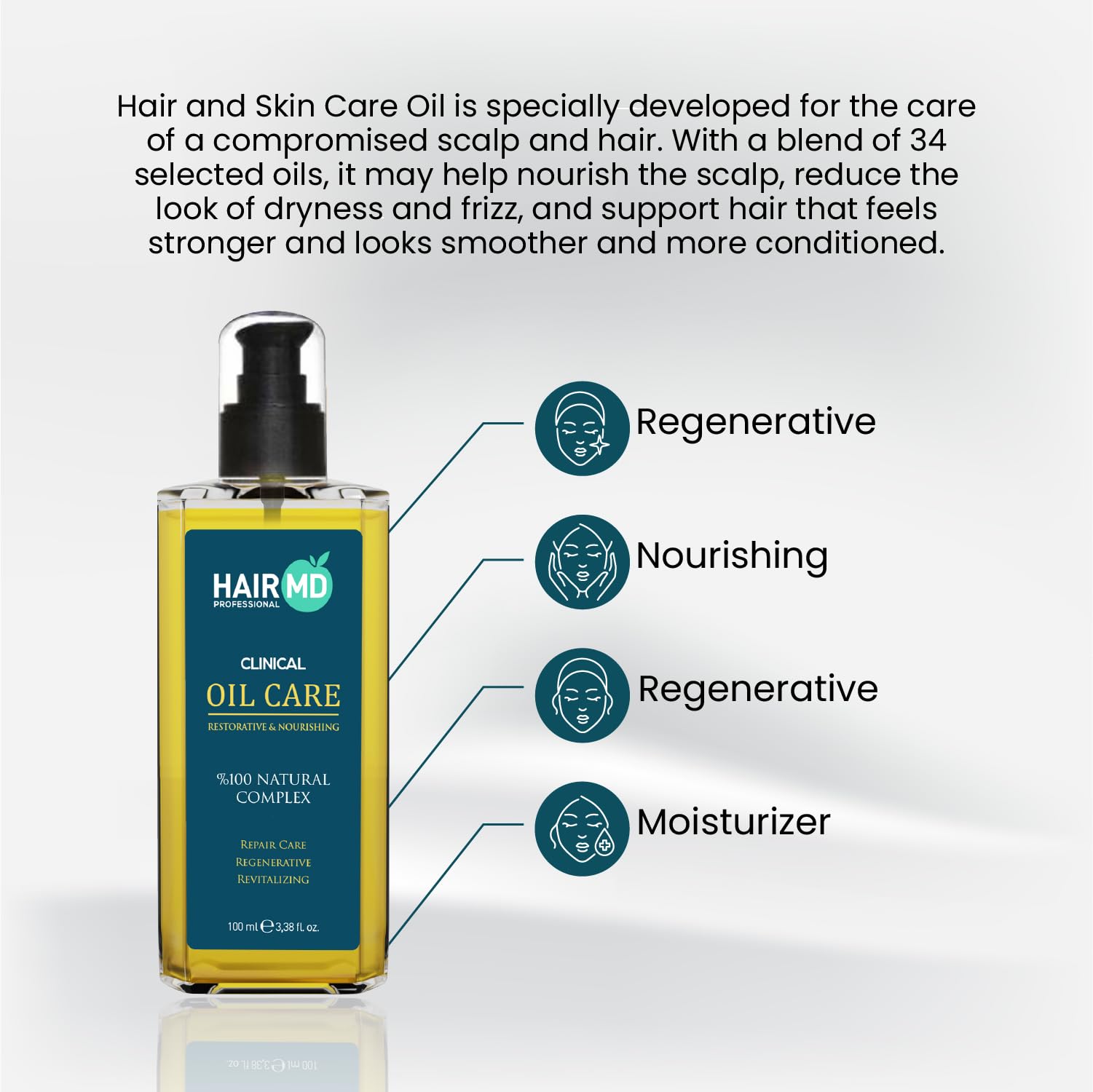 HairMD Clinical Restorative Nourishing Oil Care 100 Ml