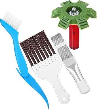 4-teiliges Klimaanlagen Reinigungsset - Flossenkamme Für Kondensator & Kühler