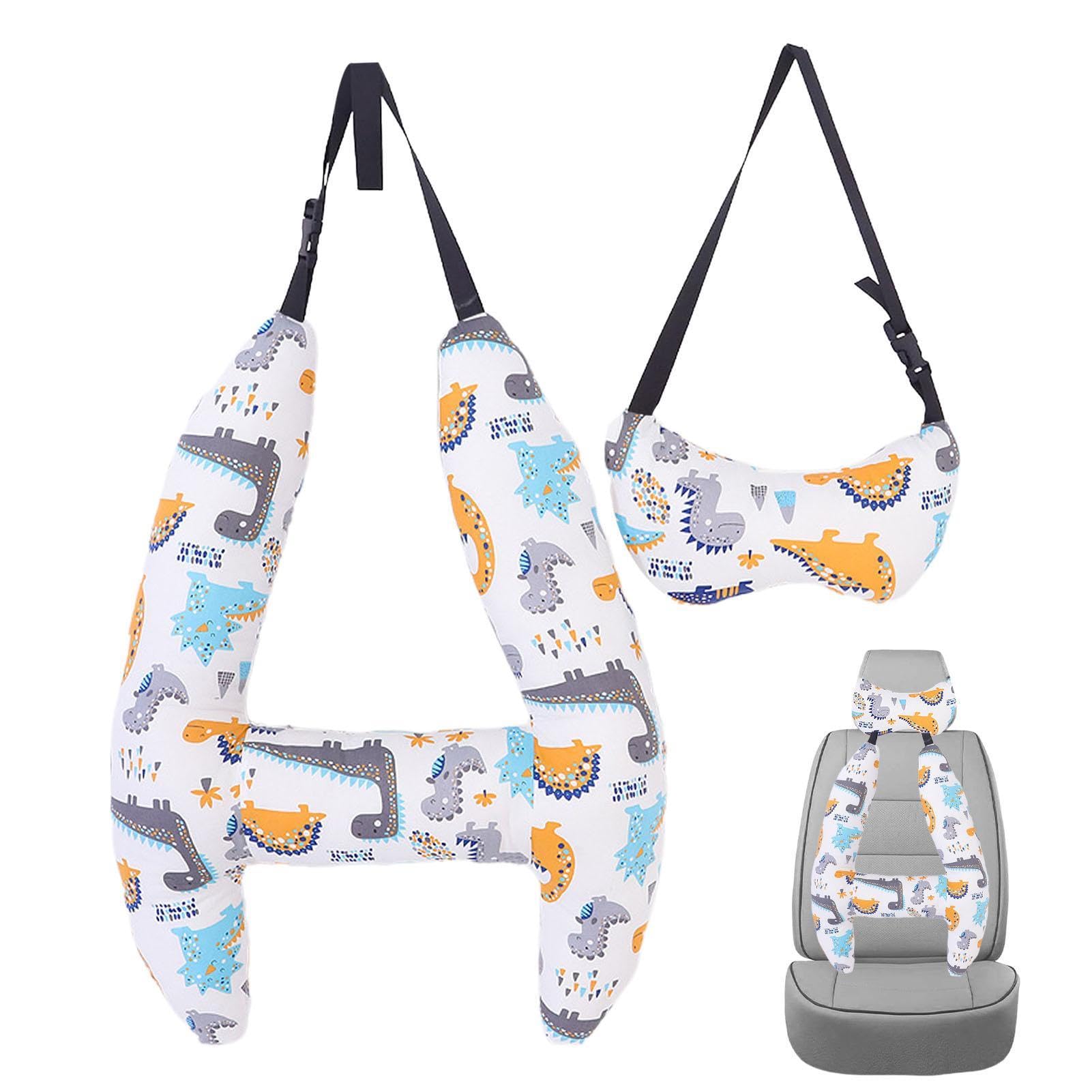 Soporte de cabeza para para coche infantil, almohada de viaje para asiento de coche, forma H, almohada de descanso, soporte de para coche, almohada de coche para niños