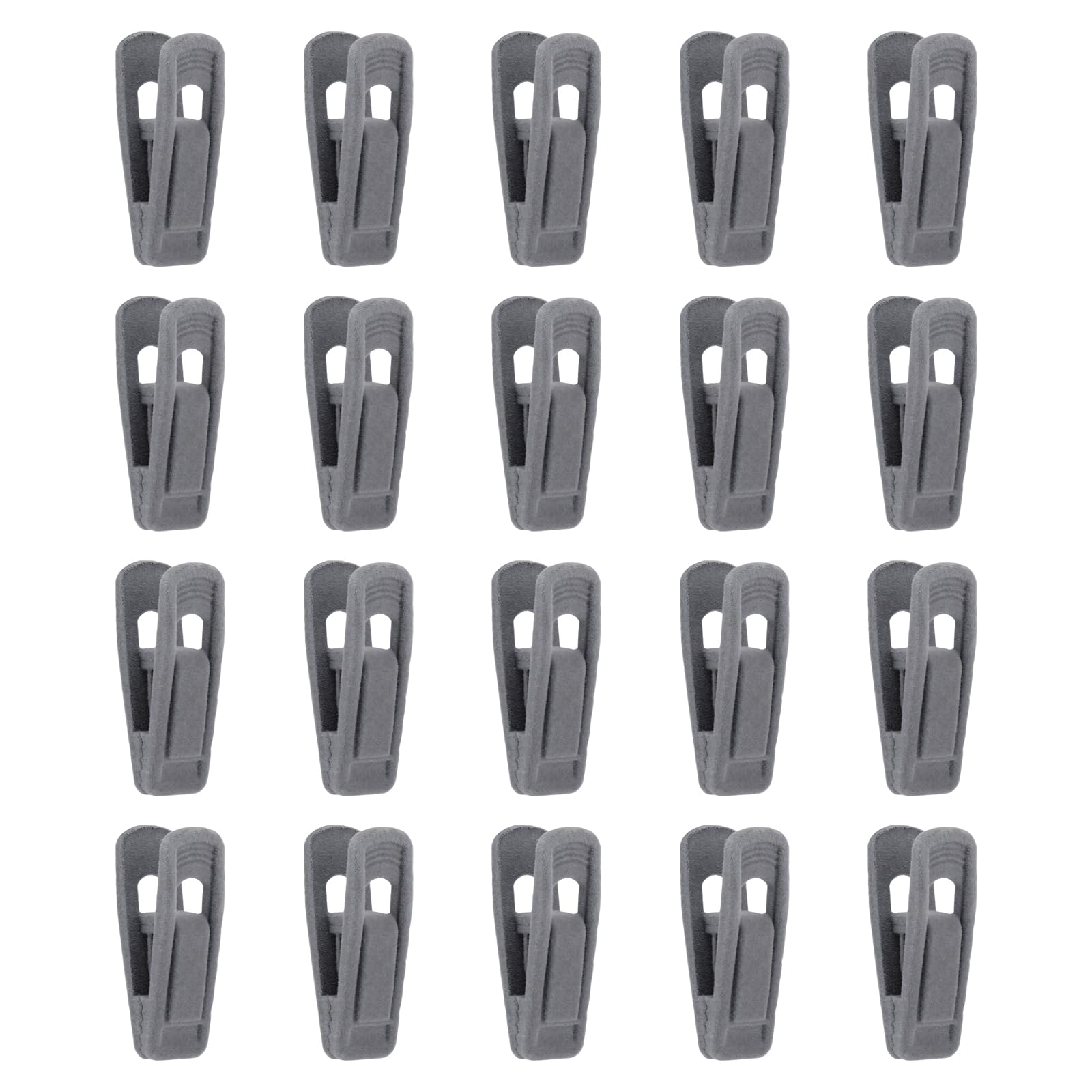 Jazuaiao 20PCS MultiPurpose Coated Hanger Clip for Sewing Tasks and Home Use Garment for Creative Clothes Use Home Organization Clamps