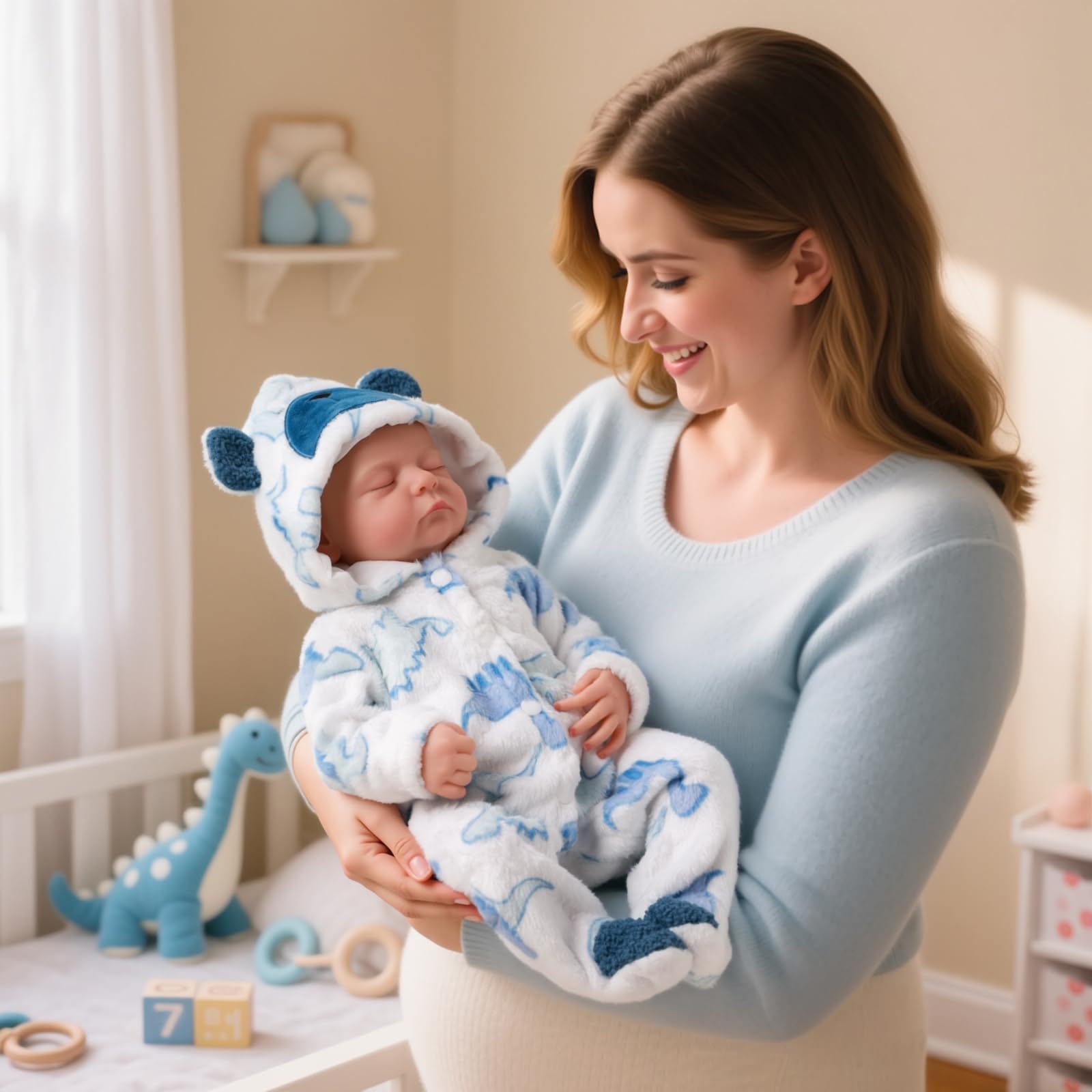 BABESIDE Śliczna lalka noworodka Reborn Baby Doll lalka 21 cali