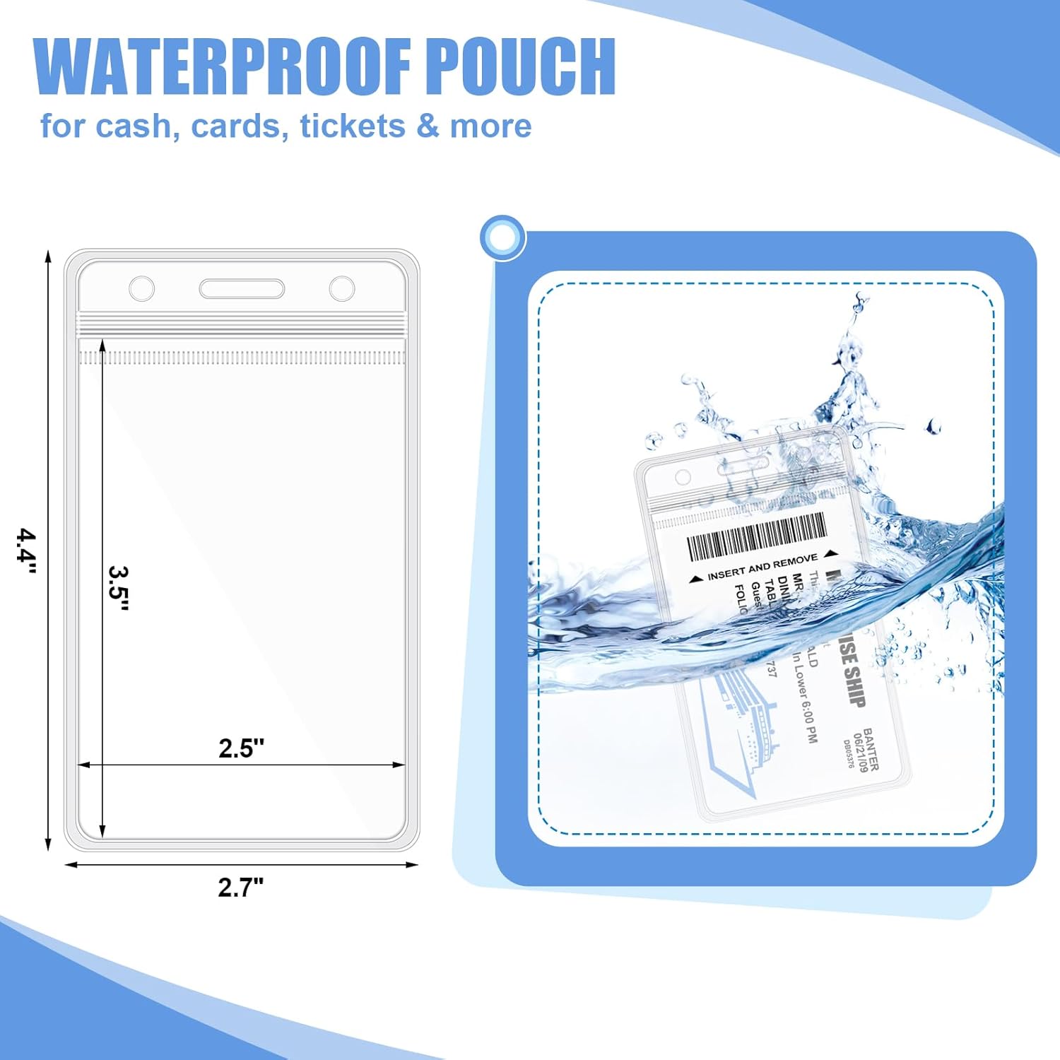 18 Pcs Cruise Lanyards Adjustable Lanyard with Retractable Reel Waterproof ID Badge Holder Luggage Tags for All Cruise Essentials Accessories(Sea Animal) - Image 5