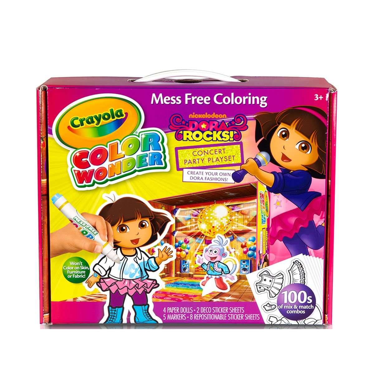 Buy Crayola 75-0222 Dora the Explorer Color Wonder Paper Dolls Craft Kit by Crayola Online at ...