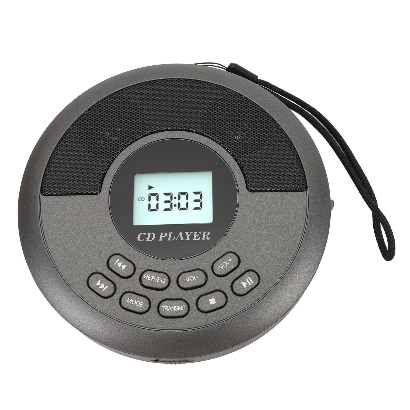 Yosoo Health Gear Lettore CD Portatile, Lettore di Dischi Ricaricabile con Doppio Altoparlante USB BT, per Uso Musicale All'aperto in Viaggio in Auto a Casa