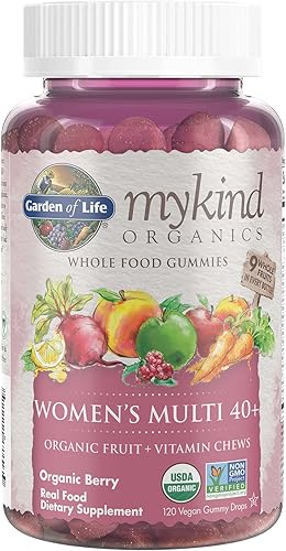 Miniatura 5 de Garden of Life Organics Turmeric Inflammatory Response Gummy & Organics Women 40+ Gummy Vitamins - Berry