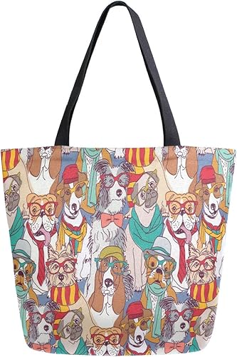 Miniatura 8 de ZZKKO Bolsa de lona de cerezo japonesa para el hombro, informal, para libros