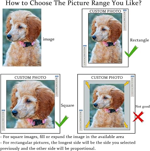 Miniatura 4 de XINYIMAI Kits de pintura de diamantes personalizados  Taladro completo para adultos  Personaliza tu propia fotoimagen  Regalos privados