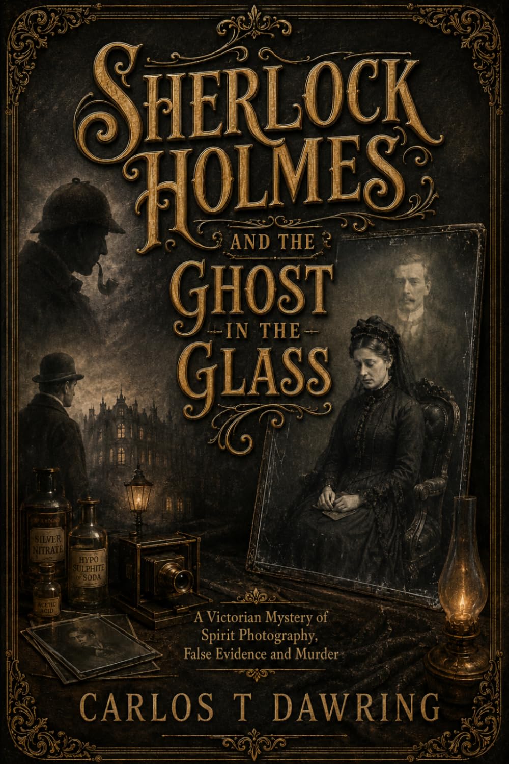 Sherlock Holmes and the Ghost in the Glass: A Victorian Mystery of Spirit Photography, False Evidence and Murder (The Carlos T Dawring Victorian Murder Mysteries)