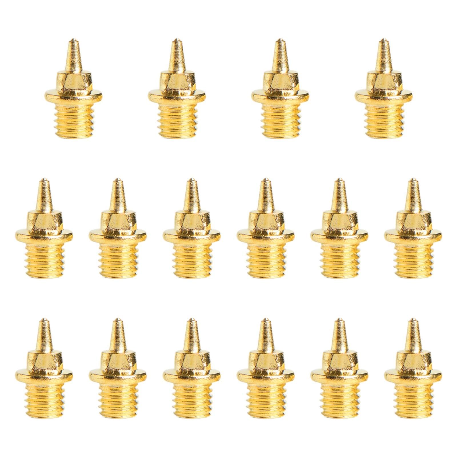CALANDIS™ 3x16 Pieces Replacement Spikes for Track Shoes 7 mm for Short Distance Running Gold Short Nails | Track & Field | Outdoor Sports | Sporting Goods-image-10