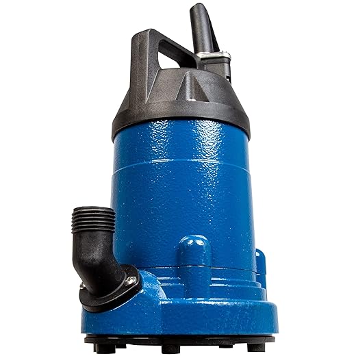 Little Giant Select Series LG-MPAU33 115 Volt, 1/3 HP, 2000 GPH Aluminum Multi-Purpose Pump with 10-Ft. Cord, Blue, 14942690