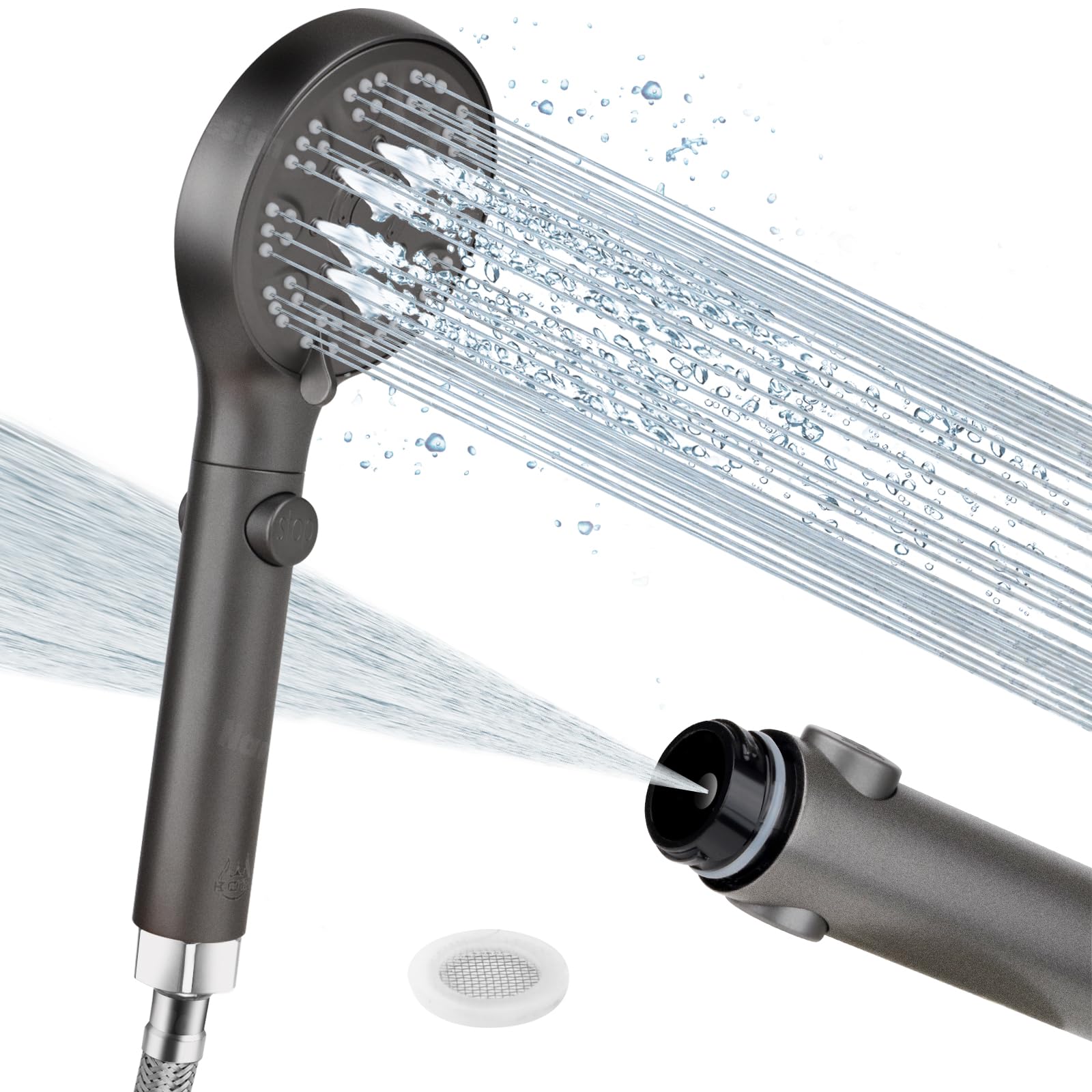 B013 High Pressure Shower Head with Handheld Spray Combo - Ultimate ...