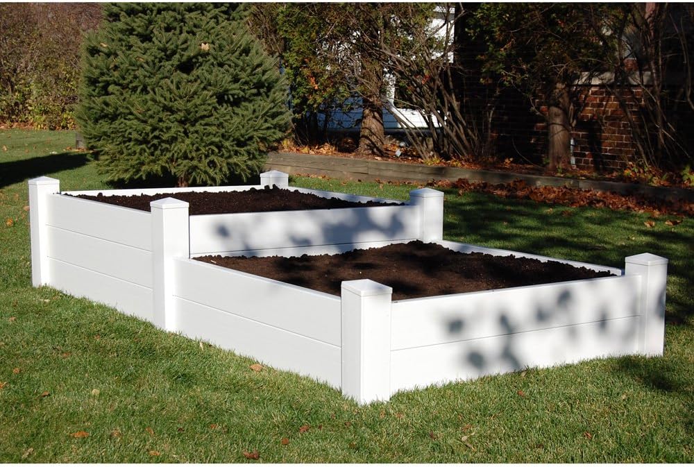 Dura-Trel, Inc. Split Level Rectangular Bed/Sand Box Planter