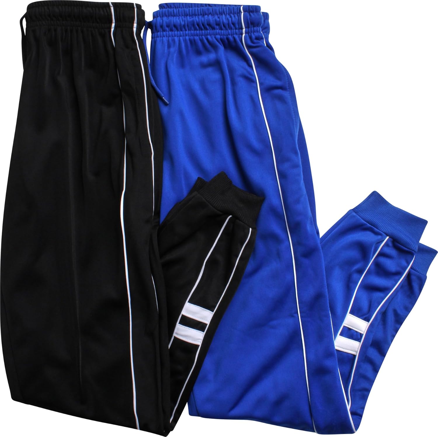 Quad Seven Boys Sweatpants - 4 Pack Active Tricot Boys Joggers for Kids - Performance Athletic Pants with Pockets (4-18) - Image 4