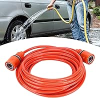 Vista 5 de Manguera de jardín de 6M, manguera flexible ligera sin torceduras, a prueba de heladas, manguera flexible a prueba de explosiones para jardín