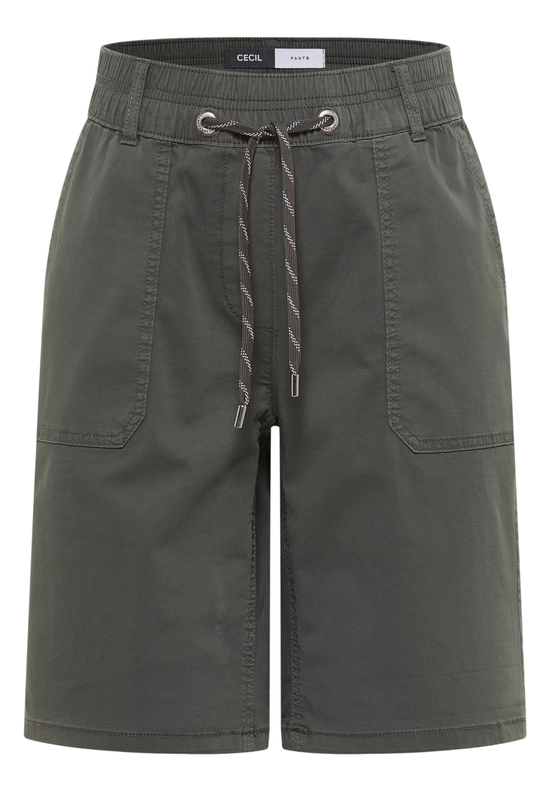 Cecil Mid Waist Straight Leg Shorts im Casual Fit