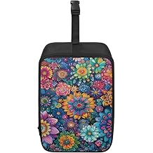Outdoor Portable Steamer Storage Bag Compatible with Conair Hand-held Clothes Steamer, Curling Iron Travel Case-Bright Flowers