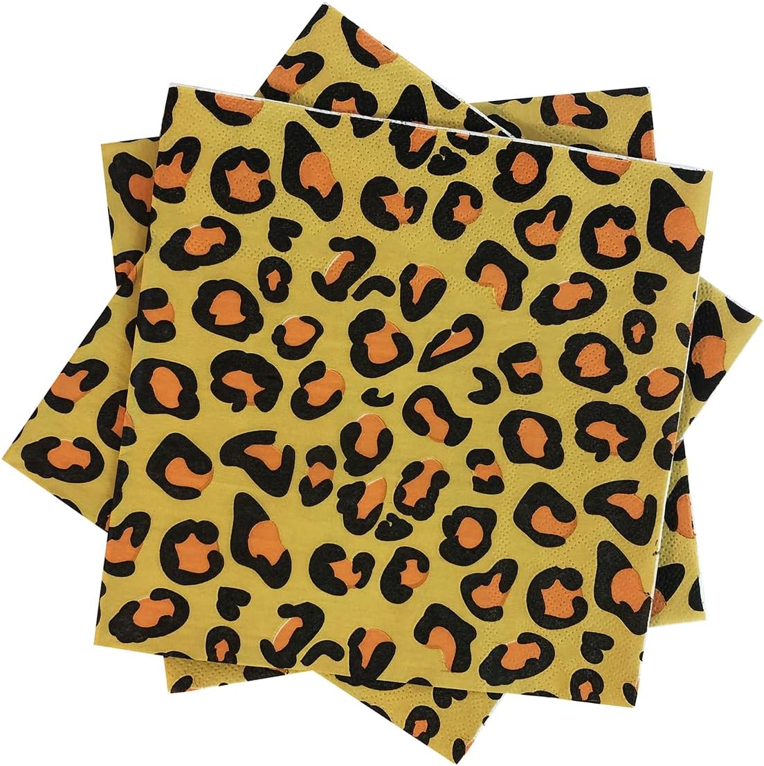 Amazon.com: TUIC 40pcs Animal Leopard Print Party Napkins Disposable ...