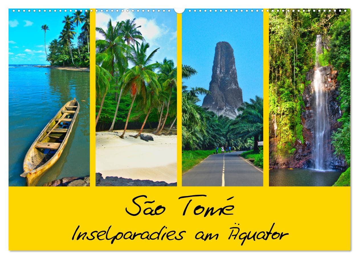 São Tomé - Inselparadies am Äquator (Wandkalender 2026 DIN A2 quer), CALVENDO Monatskalender: Unbekanntes Afrika mitten im Atlantik (CALVENDO Natur)