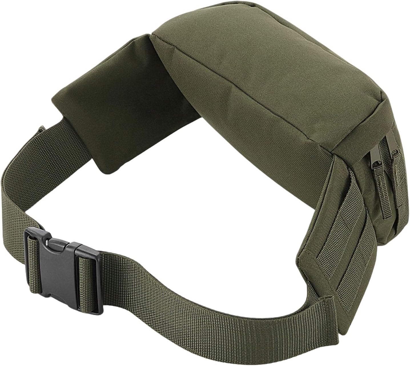 BagBase Molle Utility Waist Pack BG842 - Army Military Fanny Hip Belt Bag Pack - Military Green