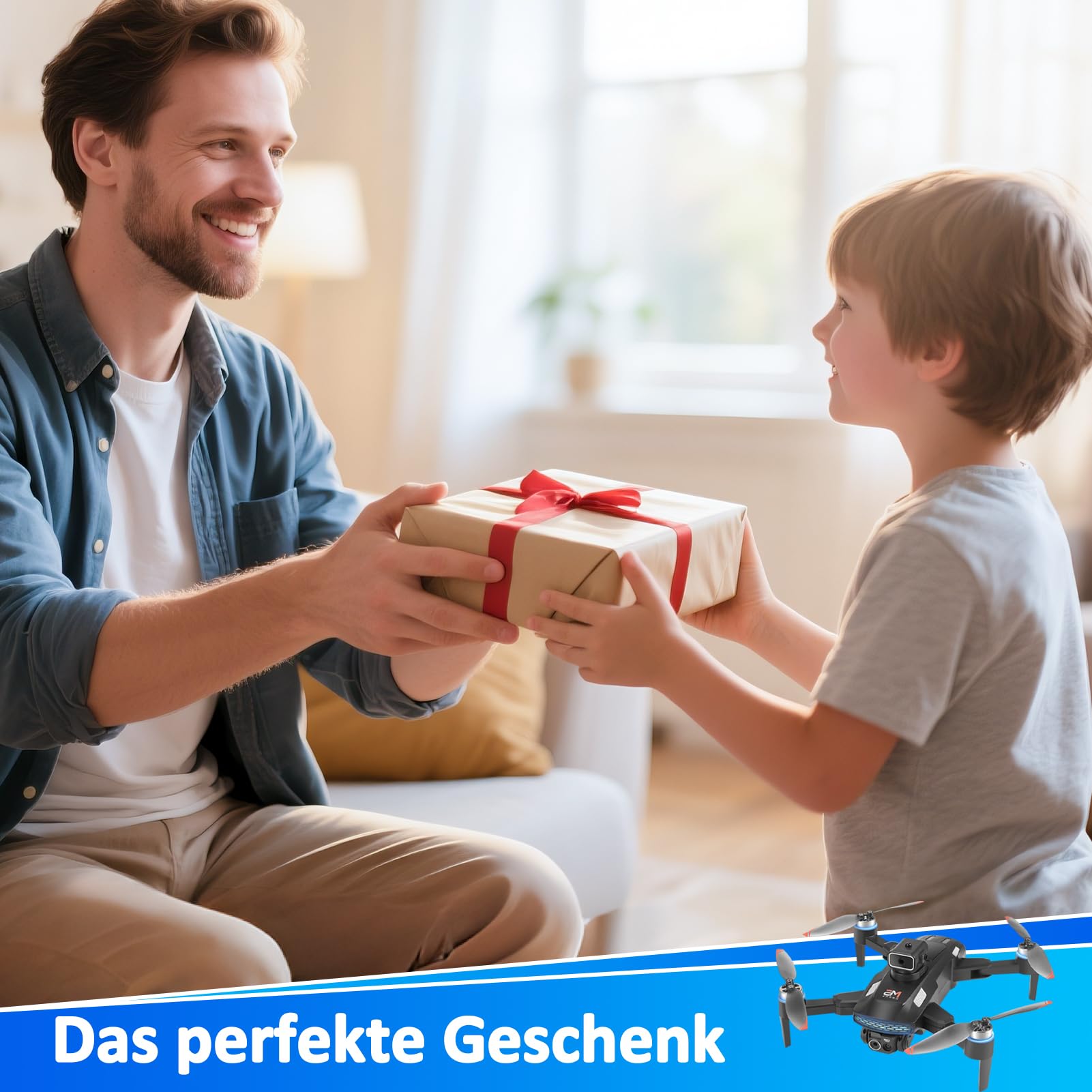 Drohne mit HD 4K Kamera,FPV RC Quadcopter mit Bildschirm,Bürstenloser Motor,One Key Start/Landen,360° Flip, Headless Modus, Höhenhaltung, Tragetasche,Spielzeug Geschenke für Jungen Mädchen Anfänger