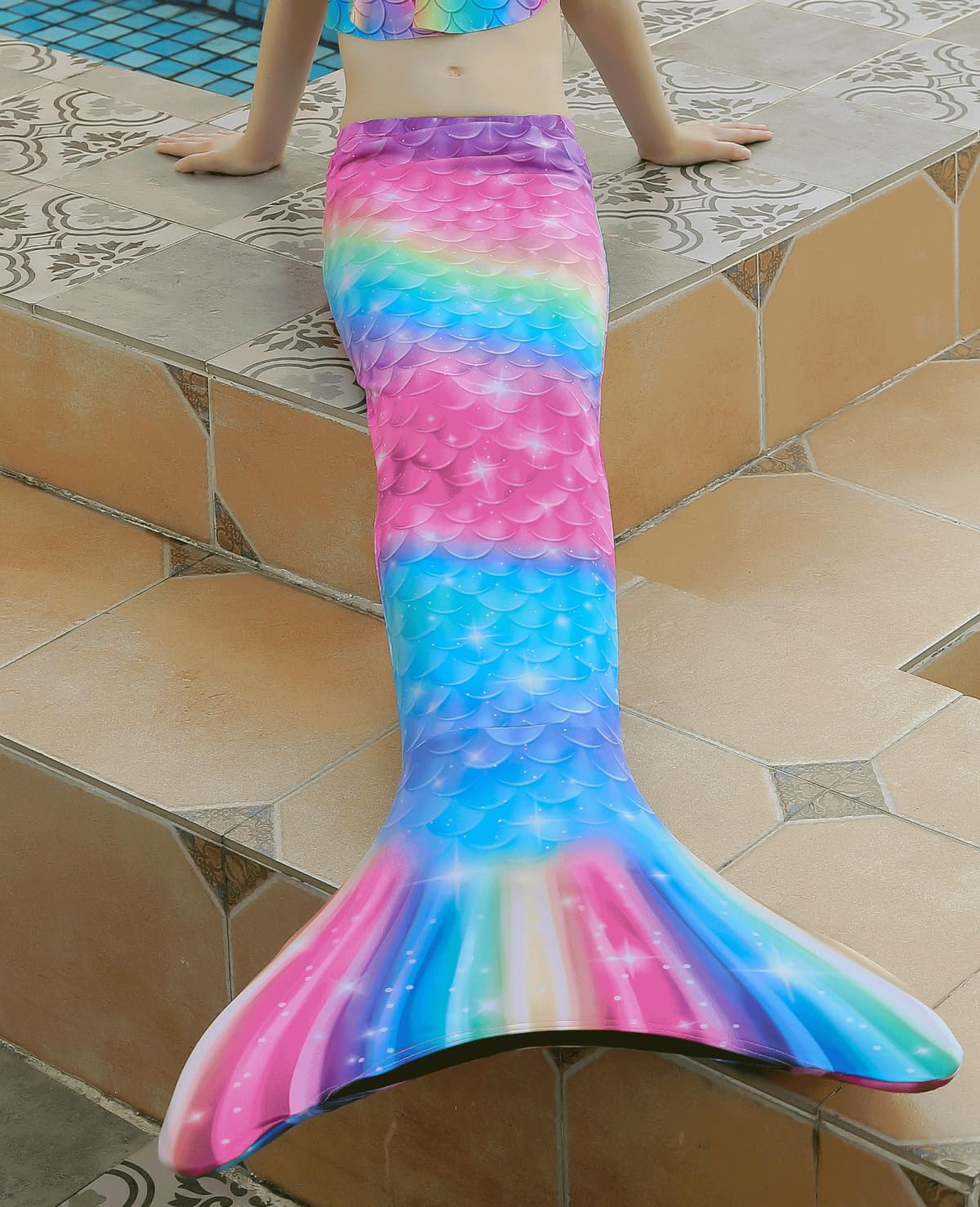 Meerjungfrauenflosse Mädchen Neuer Mermaid Tail