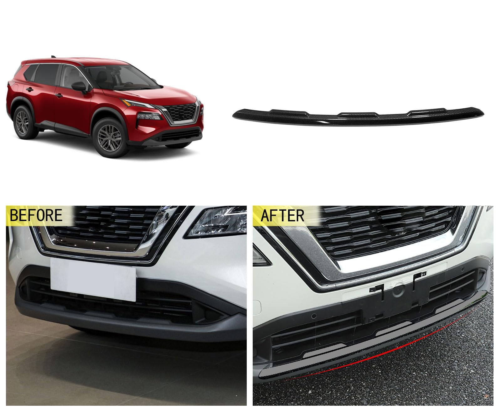 日産　エクストレイル　フロントバンパー Amazon | TERDARAY 日産 新型エクストレイル(X-TRAIL) T33 SNT33系専用