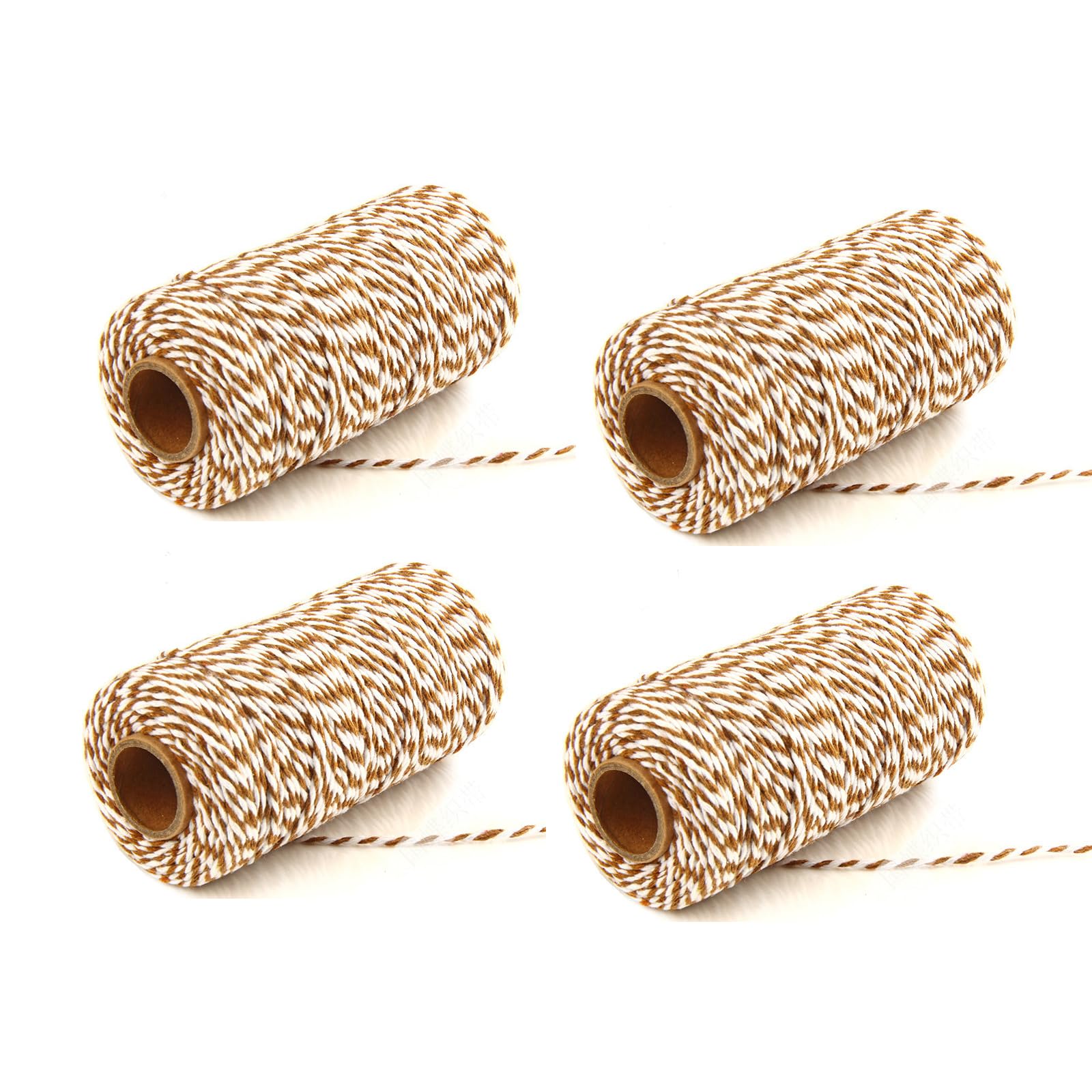 400 m de ficelle en coton de 2 mm pour boulangers, bricolage, décoration, jardin, cadeau, Noël, bricolage, emballage cadeau, pâtisserie