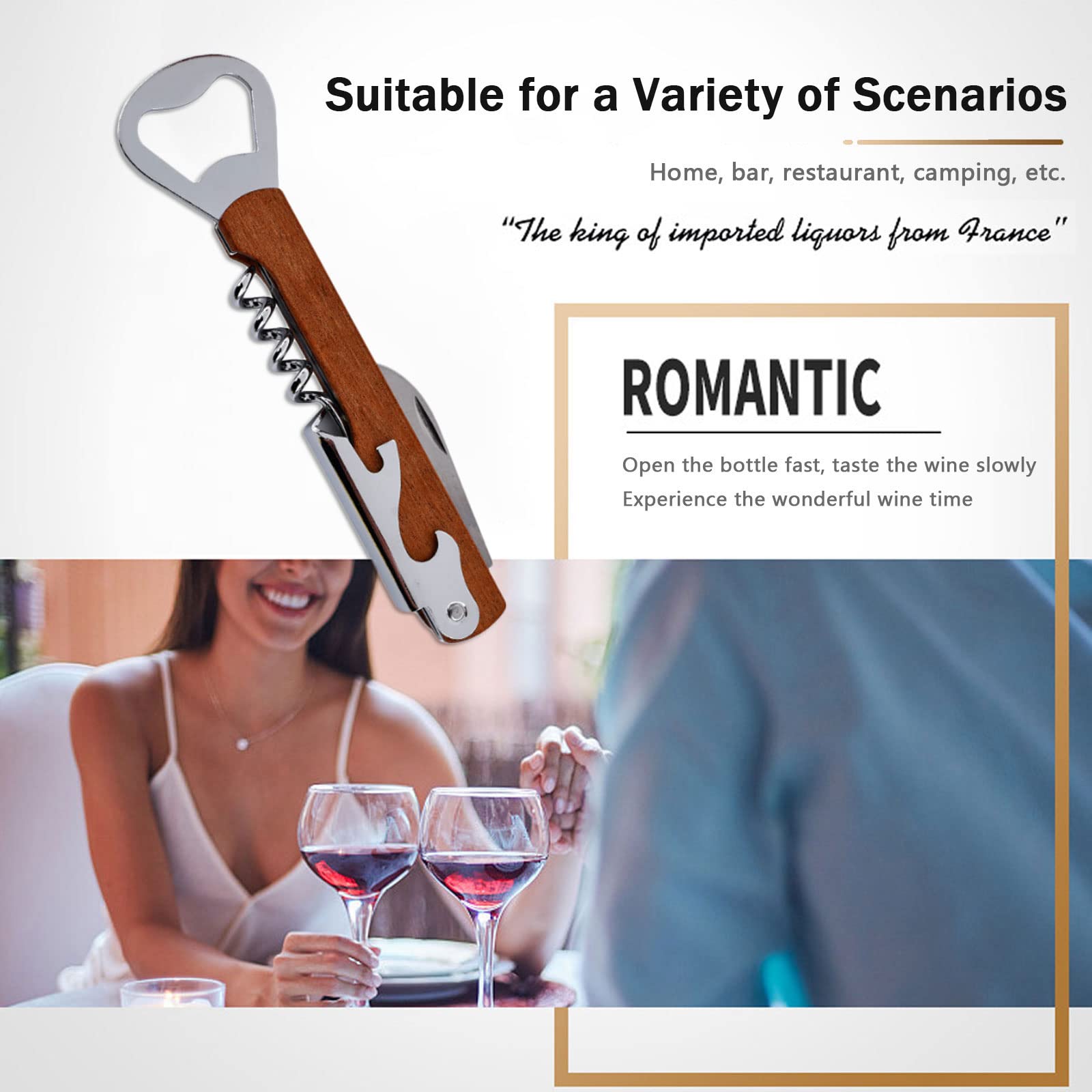 Amazon｜ワインオープナー ソムリエナイフ ワイン ナイフ 多機能