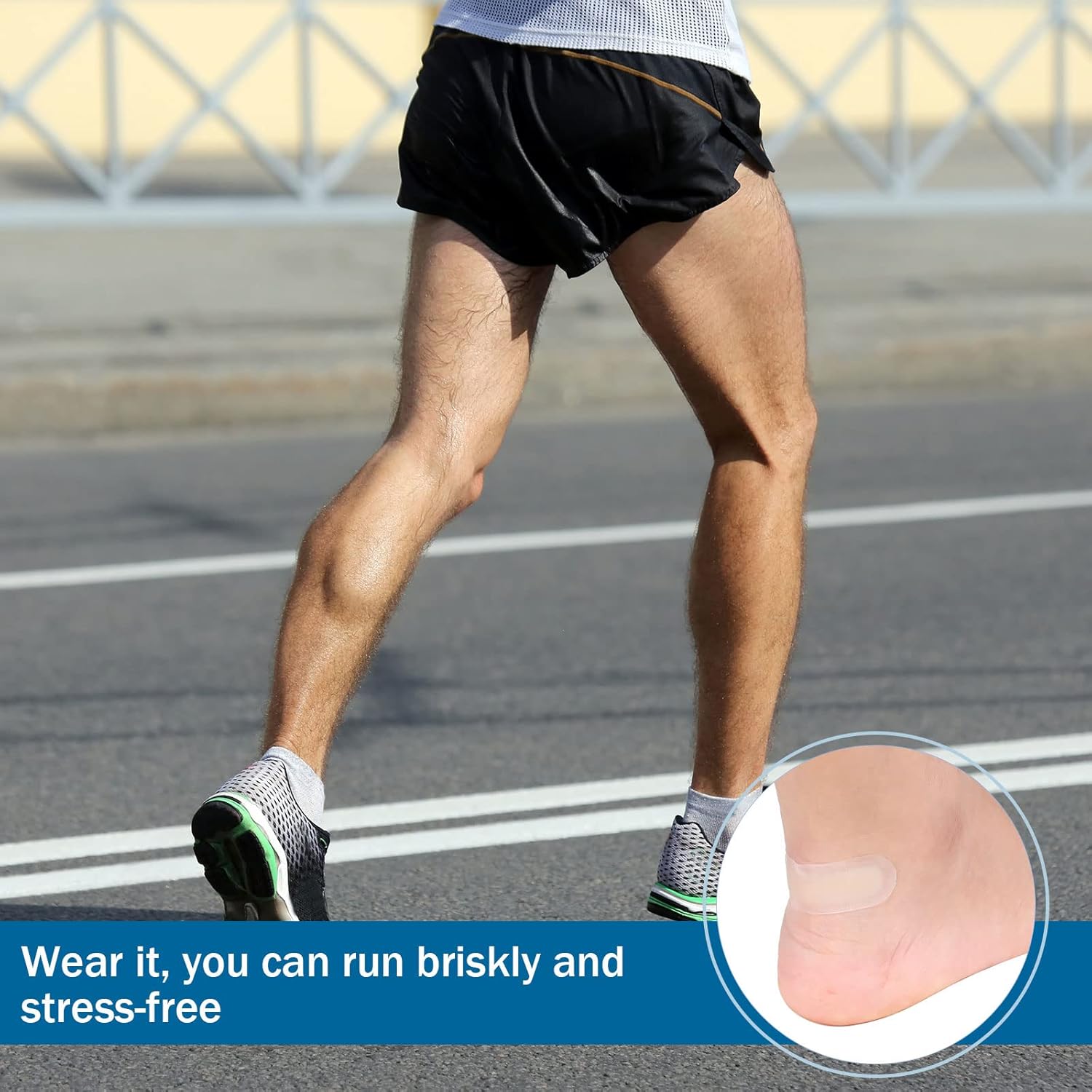 Tarpop 100 Pcs Blister Bandages Hydrocolloid Blister Pads for Heel Waterproof Gel Adhesive Bandages Protectors for Feet Toes(Mixed Style) - Image 4