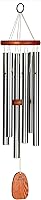Woodstock Chimes Amazing Grace Wind Chimes 24" - Tuned Memorial Outdoor Chimes for Patio Garden Sympathy Gift Silver