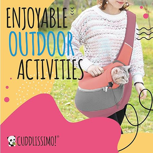 Miniatura 8 de Cuddlissimo! Transportador para mascotas  Bolsa de transporte para perros pequeños y gatos  Para perrito, perrito, Yorkie Chihuahua Baby Papoose