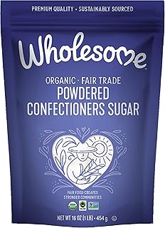 Wholesome Sweeteners 16-Ounce Organic Powdered Confectioners Sugar, Fair...