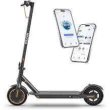 VOLPAM Electric Scooter, 350W/500W Powerful Motor, 8.5"/10" Solid Tires, 19/22Mph, 28/23/21/16 Miles Max Range, Dual Braking