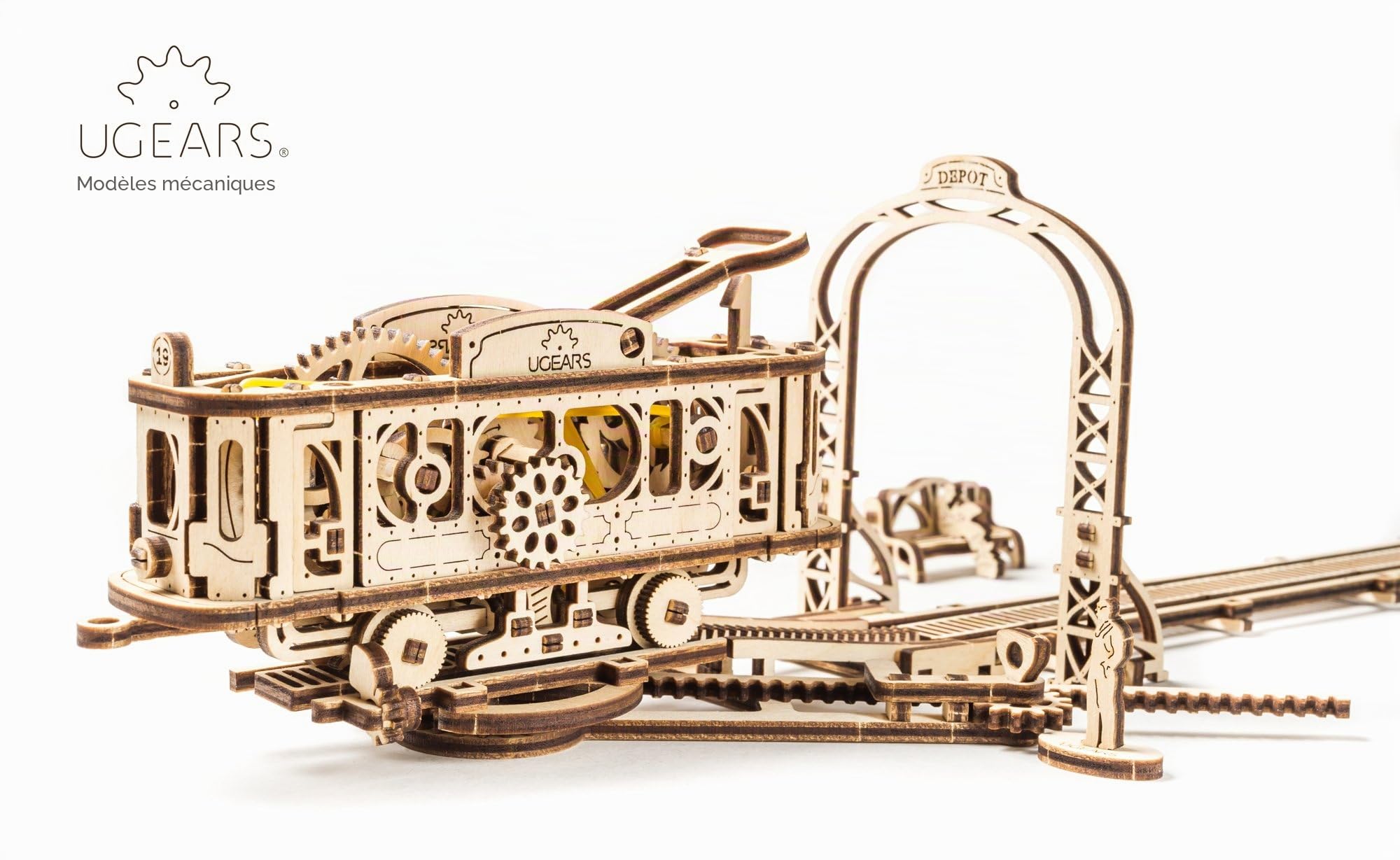 Ugears Tram Line Kit de Construction mécanique