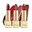 Oulac Metallic Red Lipstick Set 3PCS High Impact Lipcolor with Moisturizing Formula, Vegan Beauty, Full-Coverage Lip Color, Gift Lipstick for Women, 4.3g X 3PCS, 12+GM05+GM13