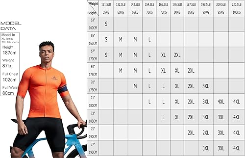 Miniatura 5 de CEROTIPOLAR Baberos de Ciclismo para Hombre, Babero Largo para Montar en Bicicleta con Relleno, Babero de Bicicleta con Bolsillos UPF50+