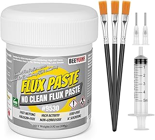 No-Clean Soldering Flux Paste, flux for Soldering, Solder Paste for Electronics PCB/IC/BGA/SMD Repairing (5.15oz/146g)
