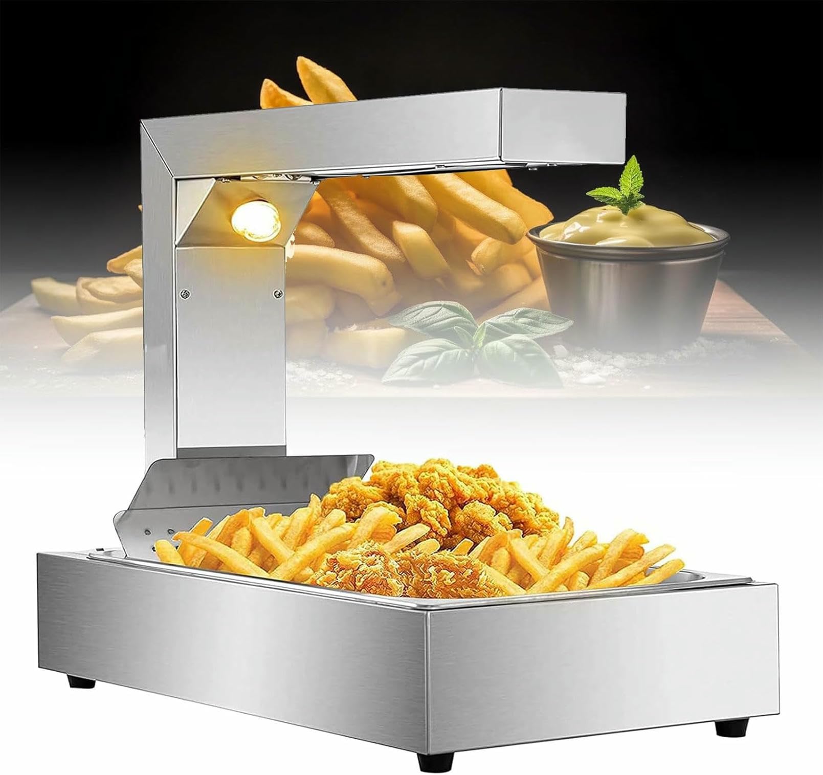 JKJZSALJ Commercial Food Warmer With Infrared Heating For Cafeterias And Hotels,310